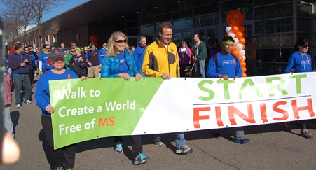 2014 Walk MS Boston start