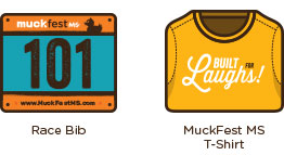 Race Bib & MuckFest MS T-Shirt