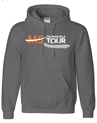 WIG 2015 MS Snowmobile Tour Hooded Sweatshirt Front