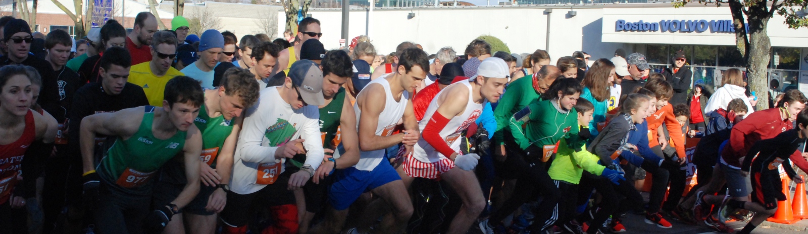 Boston Volvo 5K banner