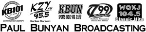 Paul Bunyon Broadcasting station logos 2015