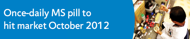 Once-daily MS pill to hit market October 2012