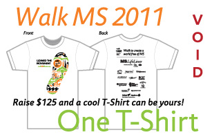 ILD Walk MS 2011 t-shirt voucher void