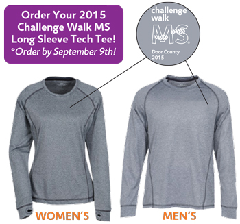 Challenge Walk MS 2015 Long Sleeve Tech Tee