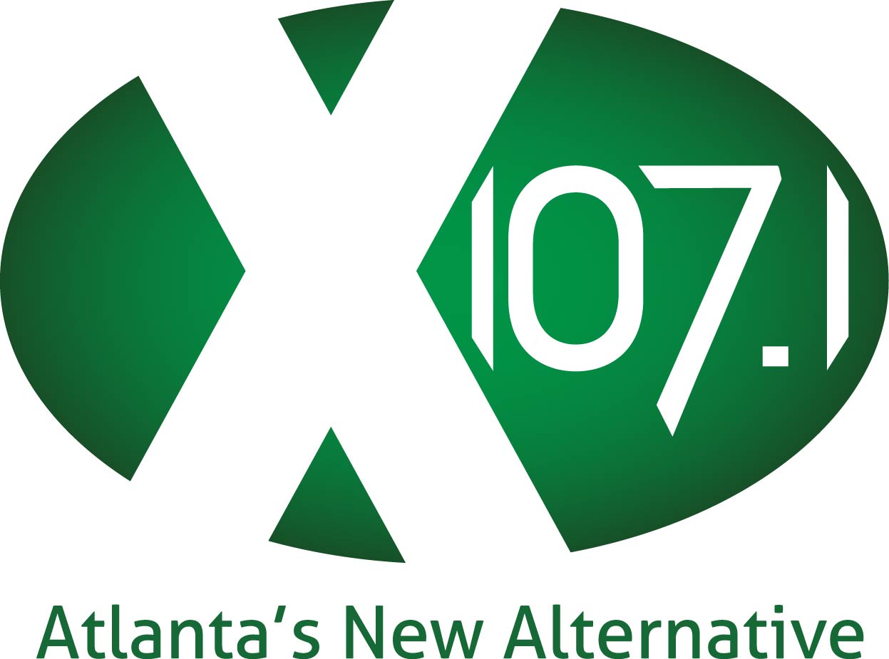 X107.1 logo