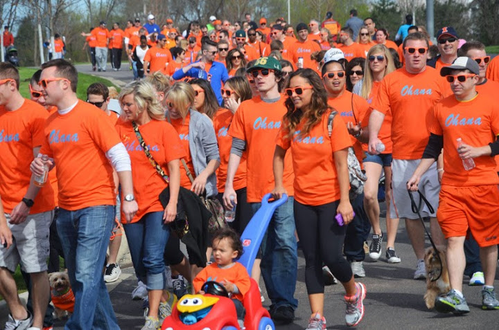 National Multiple Sclerosis Society MS Walk Awareness ribbon